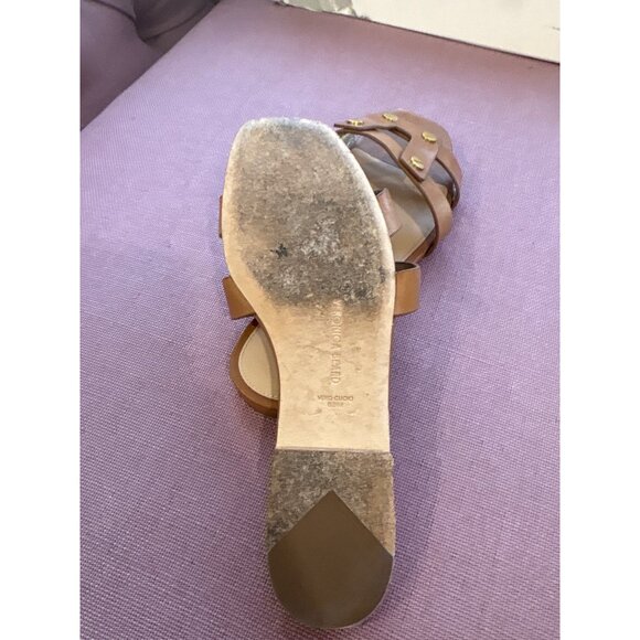 Veronica Beard Via Slides in Honey Cognac 6.5 Womens Sandals - Picture 11 of 16